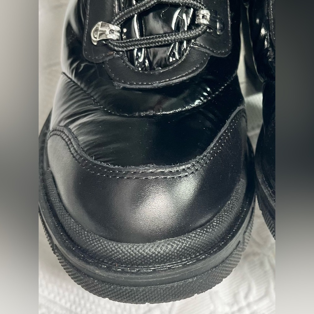 Marc Fisher Limited black combat boots- size 8.5 - Picture 12 of 15